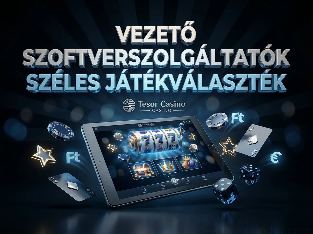 Vezető SzoftverszolgáltatókSzéles Játékválaszték